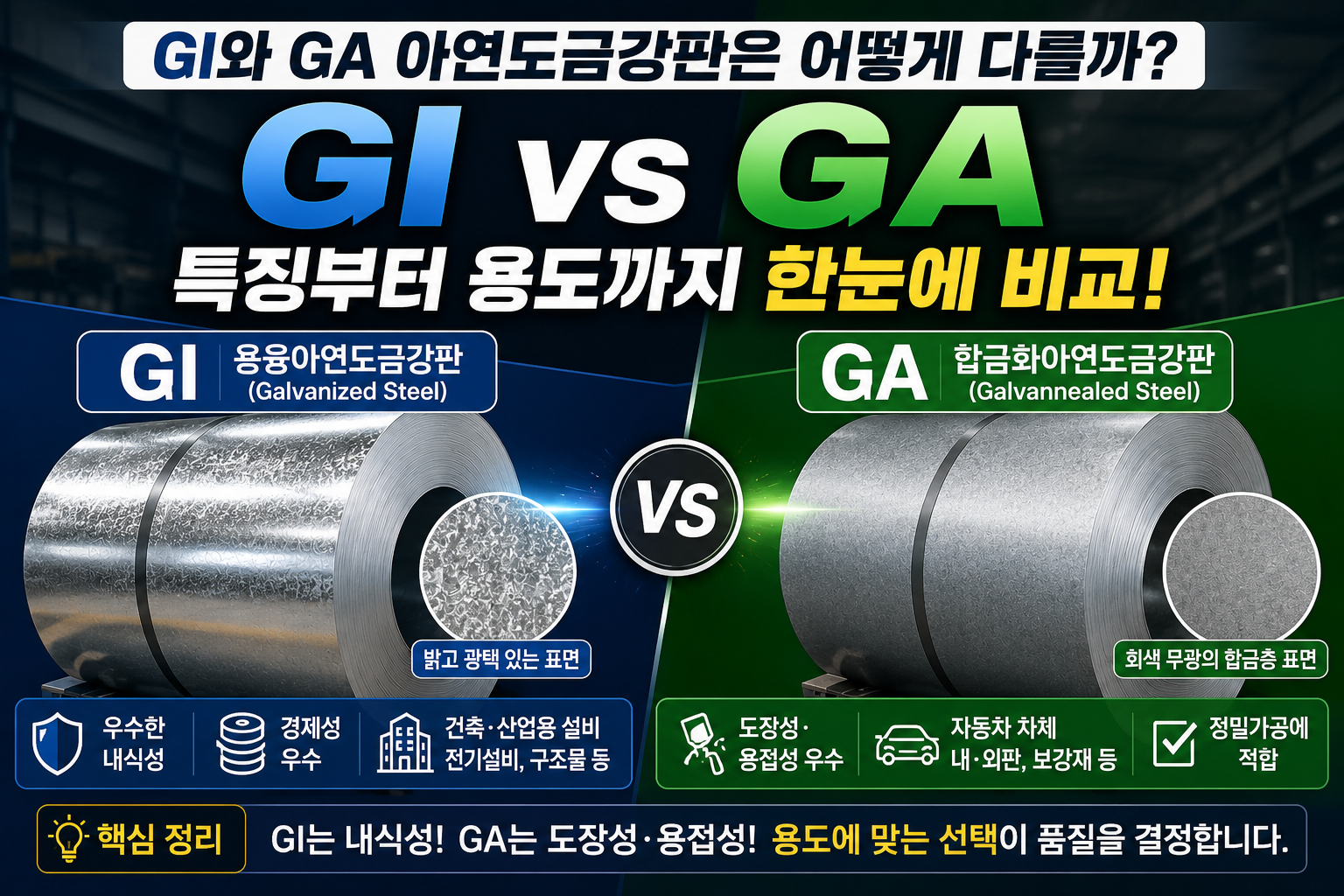 GI와GA의 차이